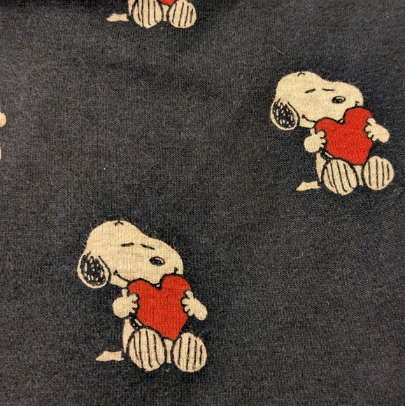 AE Snoopy Valentine fleece PJ joggers - Picture 5 of 5